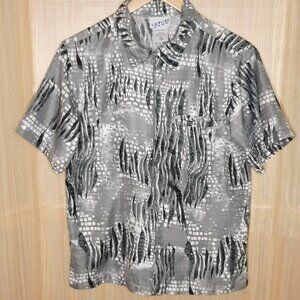 Irvine Park Vintage Full Zip Short Sleeve Shirt